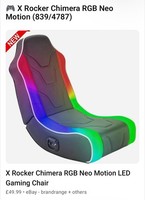 X Rocker Chimera RGB Neo Motion Stereo LED Gaming Chair