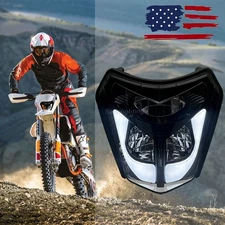 LED Headlight with DRL Turn Signal For KTM EXC XCW 250 350 450 500 2017-2021 