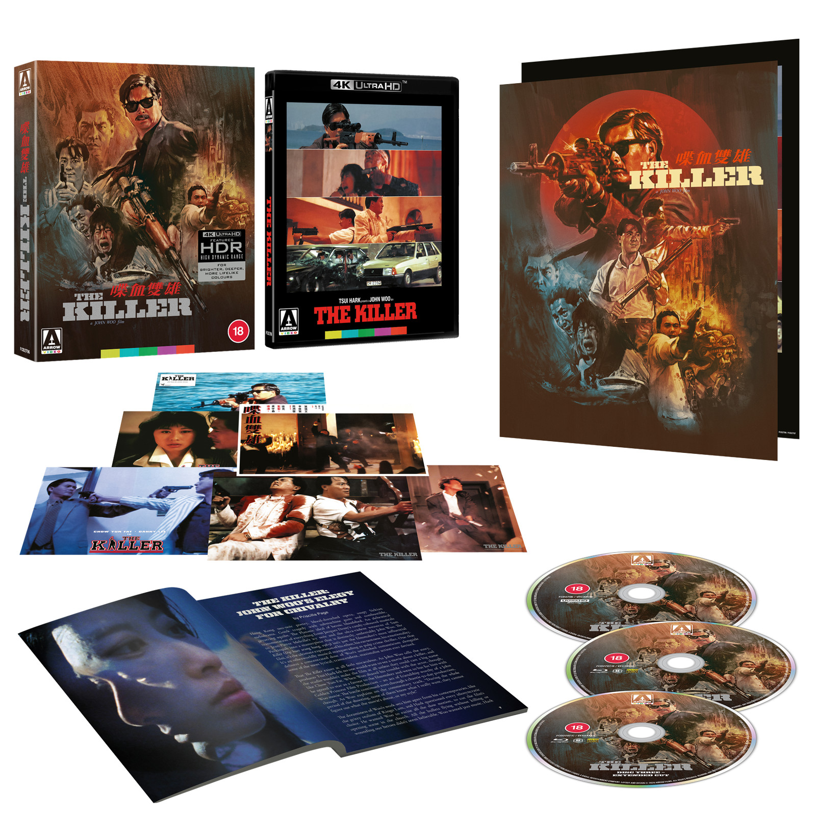 The Killer Limited Edition (4K UHD Blu-ray) Sally Yeh Danny Lee Chow Yun-fat