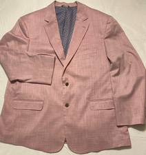 Oak Hill Pink Blazer Sport Coat Size 2XLT 50-52 Jacket EUC Eye Catcher