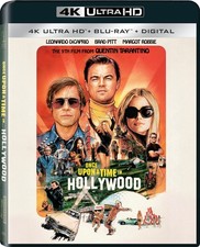 Once upon a Time in Hollywood 4K UHD Blu-ray Leonardo DiCaprio Brad Pitt
