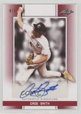 2019 Leaf Perfect Game National Showcase Red 4/5 Cade Smith #BA-CS1 Auto lz7