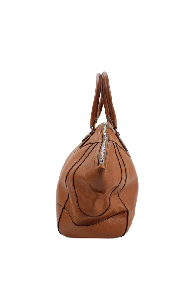 Ralph Lauren женщин кожи серебристого тона молнии застежки через плечо Дамская сумка коричневый - Изображение 2 из 4