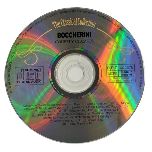 Boccherini Courtly Classics CD - Picture 3 of 4