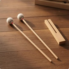 2 Marimba Schlägel mit Drahtkopf, Holzgriff,...