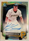 2025 BOWMAN CHROME PROSPECTS MOJO REFRACTOR KONNOR GRIFFIN ON-CARD AUTO #BMA-KG