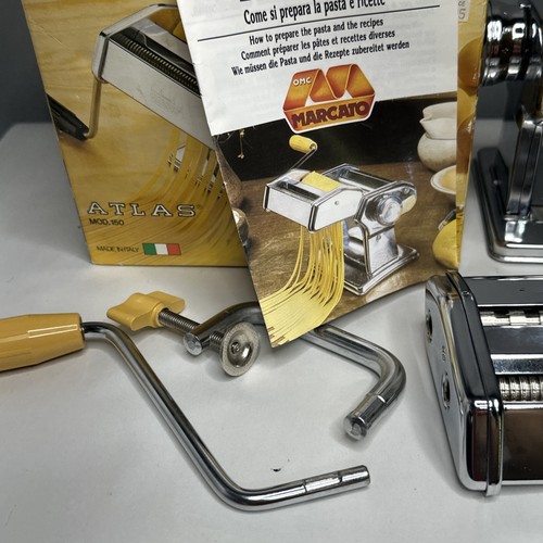 OMC Marcato Atlas 150 Deluxe Pasta Maker – Manual Noodle Roller w/ Box – Italy - Picture 2 of 7