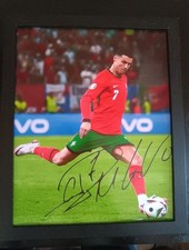 FRAMED Cristiano Ronaldo Signed 8x10 Auto Photo reprint Fast Free Shipping