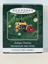 2001 Hallmark Keepsake Miniature Ornament Antique Tractors #5