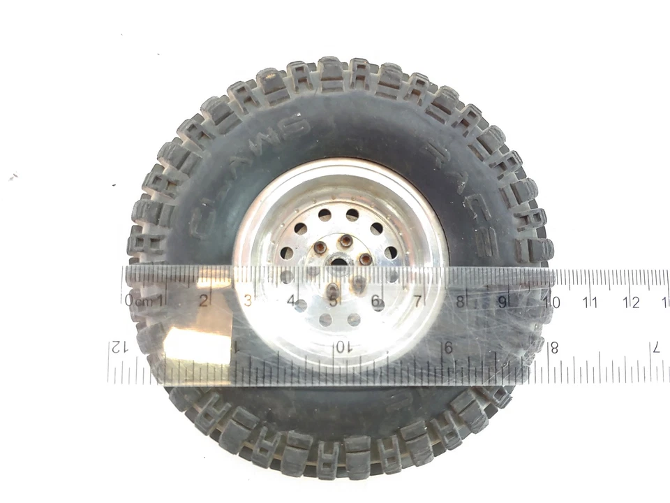 4x Vaterra Rock Claws 1.9" Crawler Tires on Solid Aluminum Beadlock Wheels 12mm - Image 4 of 4