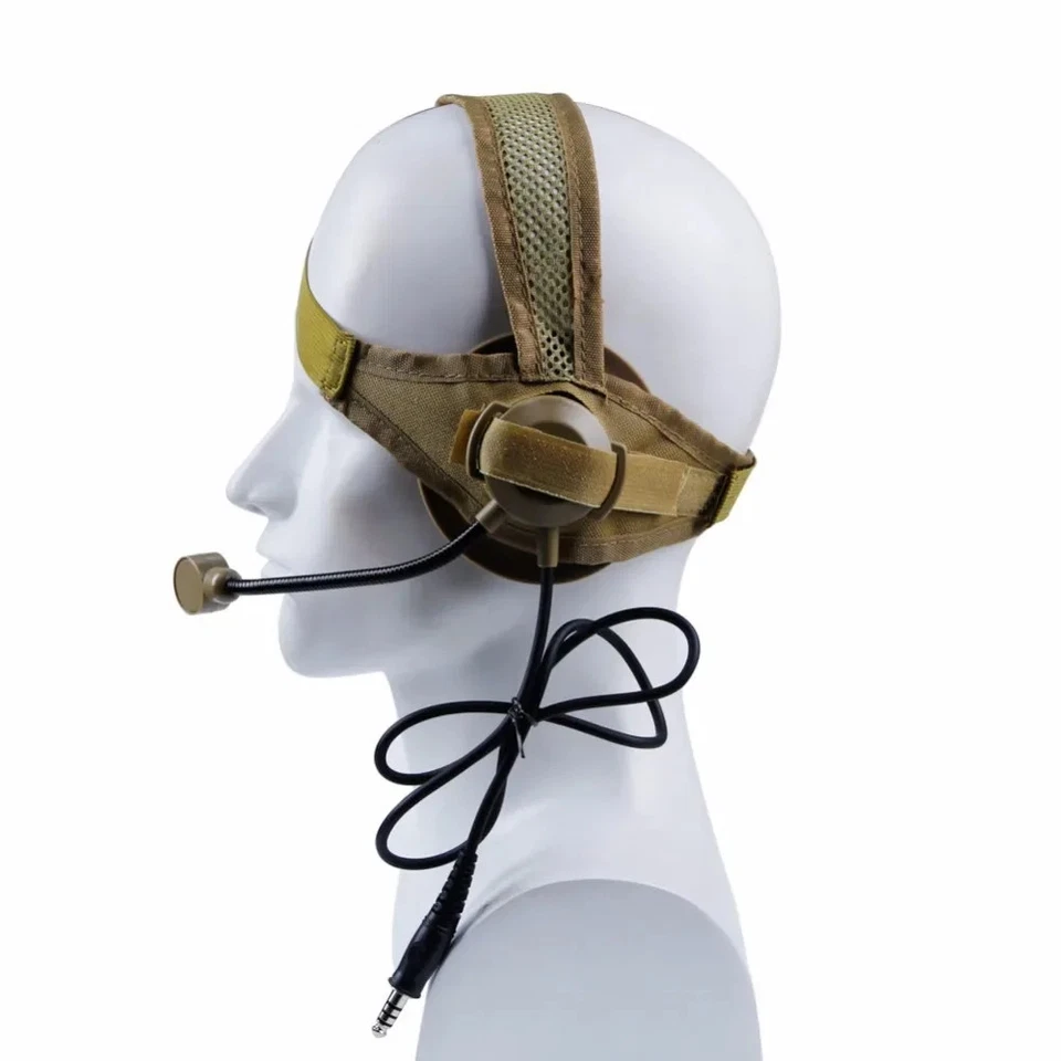 Tactical Headset Microphone Used with Games Headphone - Image 3 of 4