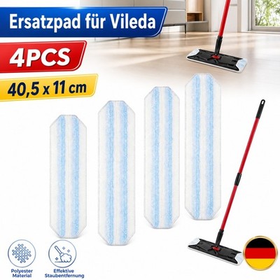 Ersatz Pads Mikrofaser saugfähig Stück Vileda H2pro kompatibel wiederverwendbar