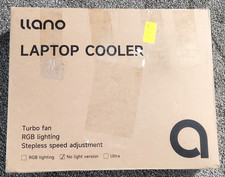 Llano Turbo Fan Laptop Cooler V12 With RGB Lighting No Light Version