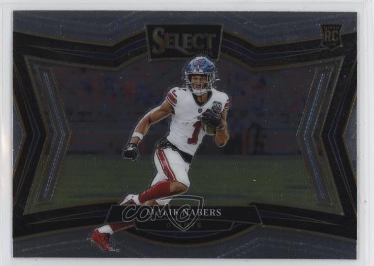 2024 Panini Select Field Level Malik Nabers #473 Rookie RC