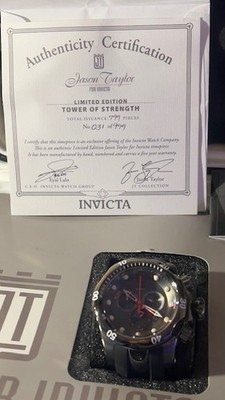 LIMITED EDITION 31/999 RARE- Invicta Reserve JT 1000m Mens watch  Model 24060