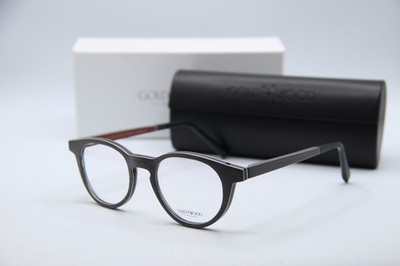 NEW GOLD & WOOD SIRIUS NEO 01.03 GREY RED AUTHENTIC FRAMES EYEGLASSES 46-20 K1