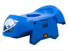 Lego Minifigure Armor Breastplate with Shoulder Pads, Item No: 78643pb08, Blue