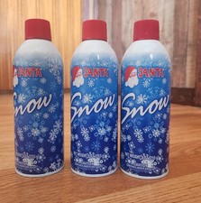 Santa Snow Spray, 9oz. Cans 3 Pack Snow Flocking Spray, Christmas