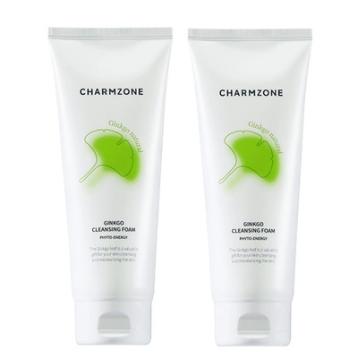 Charmzone Ginkgo Natural Cleansing Foam 200ml (6.76oz) 2ea