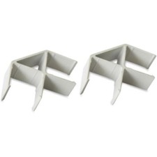 Lorell 90-degree Panel Connectors - Aluminum - Aluminum (llr-90260) (llr90260)