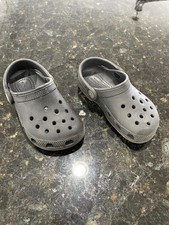 Crocs Toddlers' Boys Girls Classic Clogs Shoes Black Preowned