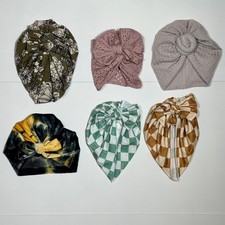 Newborn Baby Head-wraps Set of 6