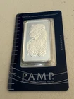 Pamp Suisse Lady Fortuna 50g .999 Fine Silver Bar in Assay Card