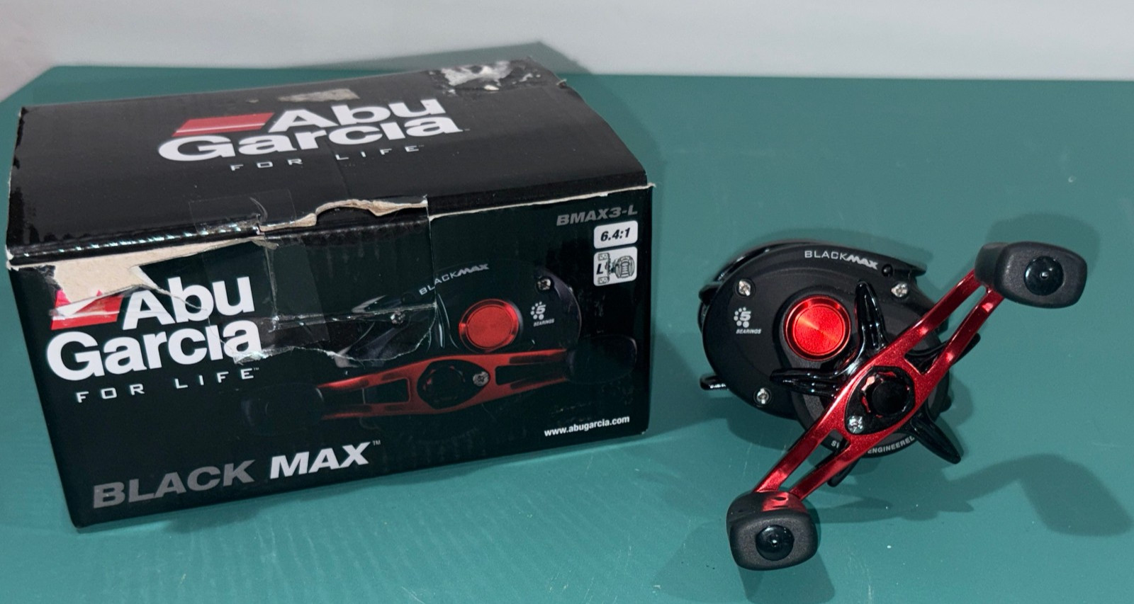 Abu Garcia Black Max 3L Baitcast Fishing Reel New (Old Stock) 5 Bearings
