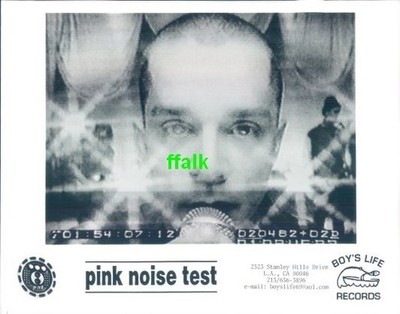 Press Photo: PINK NOISE TEST 8x10 B&W