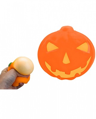 Halloween Kürbis als Squishy Pumpkin Stressball