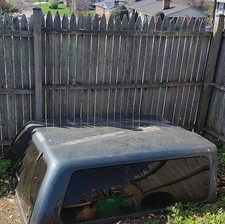 Used Truck Cap Blue Brad Is Leer