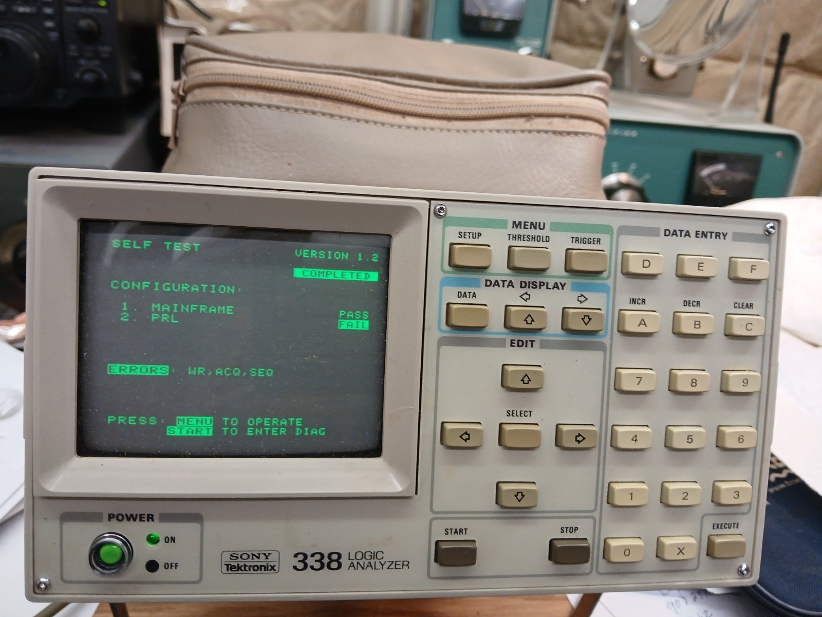 SONY TEKTRONIX 338 LOGIC ANALYZER