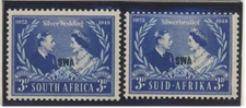 South West Africa Stamps Scott #159a To 159b, Mint Never Hinged