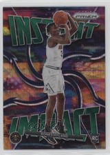 2021-22 Panini Prizm Instant Impact Green Wave Prizm Bones Hyland #6 0u7