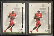 Cam Ward - 2025 Sage Low Series #1 - Black  & Gray - Miami - 1st Round, 1st Pick