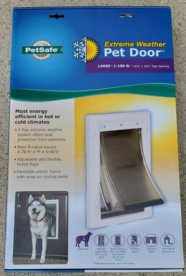  Petsafe Extreme Weather Pet Door for Large Pets Up To 100lbs.