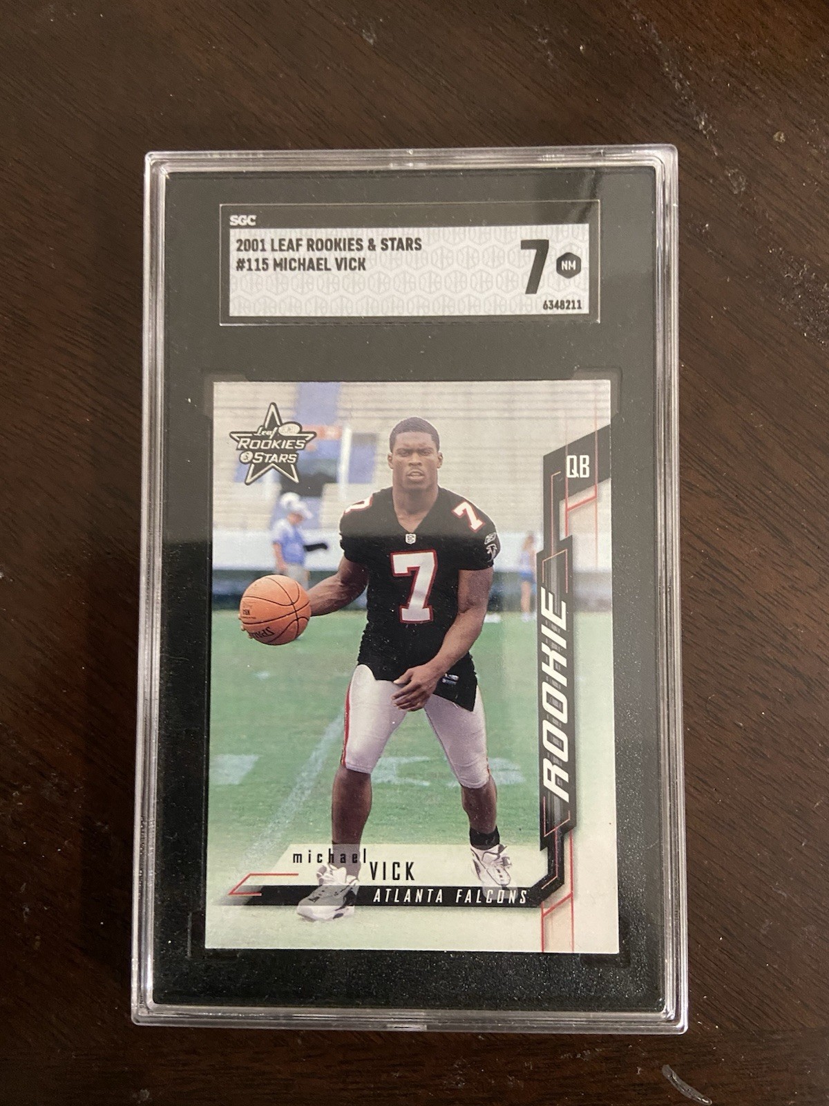 2001 Leaf Rookies & Stars - Rookie Michael Vick #115 (RC)