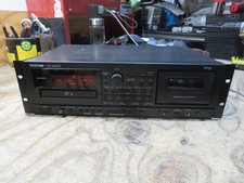 Tascam CD-A550 CD Player and Cassette Recorder - POWER TESTED ONLY AS IS