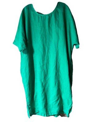 Haris Cotton Linen Dress Made in Greece Size Small Lagenlook Minimalist |  eBay