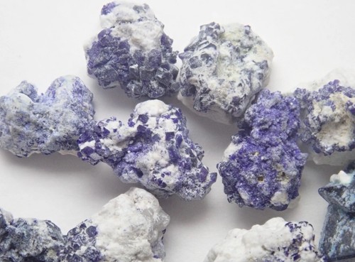 10 Stück! Sehr klein! Seltene Henmilit Kristalle aus Fuka Mine, Okayama, Japan - Bild 7 von 9