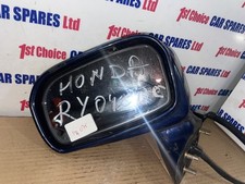 HONDA STREAM MK1 RN3 2004 PASSENGER LEFT SIDE BLUE WING DOOR MIRROR E6010001