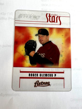 2005 Donruss Studio Roger Clemens Studio Stars Acetate Insert Astros