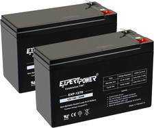 12V 7Ah - SLA Rechargeable 12V Battery Pack of 2 for Ride-On Toys, UPS, Feeder