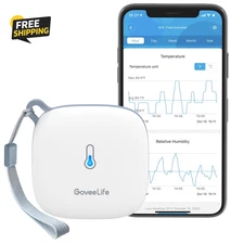 Smart Hygrometer Thermometer, Wifi Temperature Monitor H5179, Humidity Sensor