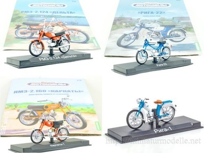 1:24 Delta Karpati Moped Mokik Modimio Russische UdSSR USSR DDR Motorrad Riga 22