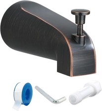 Tub Spout with Diverter, Slip On Bathtub Spout Fits 1/2'' Oil Rubbed Bronze
