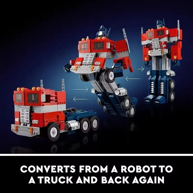 1508x LEGO Icons Transformers Optimus Prime Robot Car Building Blocks Bricks Toy - Image 2 of 4