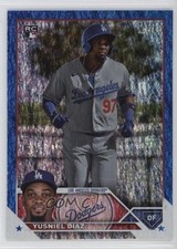 2023 Topps Series 2 Blue Foil 726/999 Yusniel Diaz #536 2g8