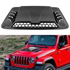 Hood Ventilation Cover With Air Flow For Jeep Wrangler Jk Jku Jl 20x18.5 Hood Ventilation Cover With Air Flow For Jeep Wrangler Jk Jku Jl 20x18.5