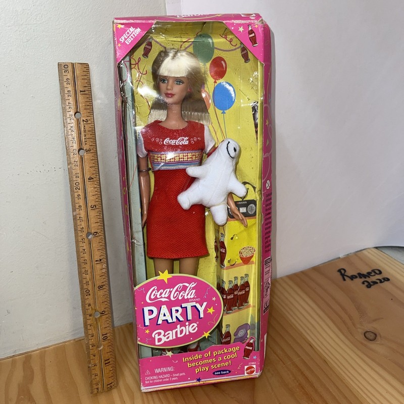 Barbie Coca-Cola Party 1998 Doll Special Edition #22964 New In Box